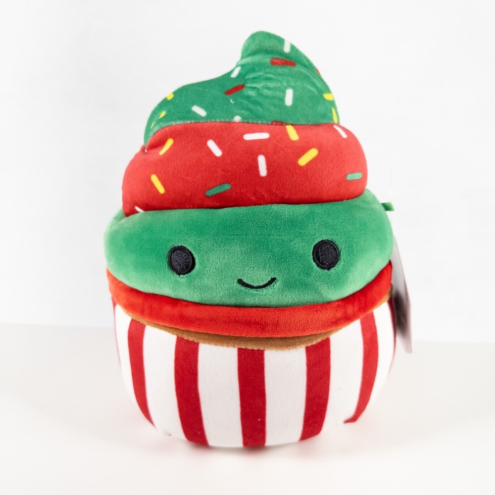 Squishmallows 8" Chantal The Christmas Cupcake 2021 Plush New with Tag
